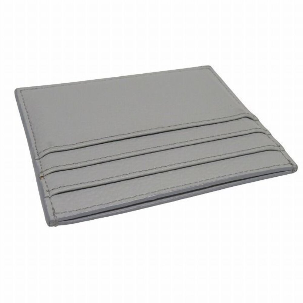 Dior CD Icon Card Holder Case Gray Leather - Picture 9 of 9